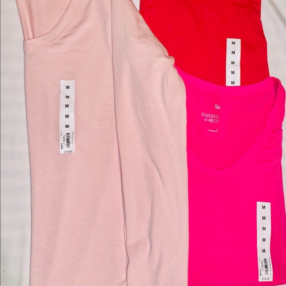 3 ladies SO Favorite V-Neck long sleeve T-shirts - Picture 5 of 5